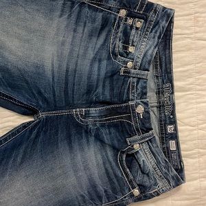 MissMe Mid-Rise Easy Boot Jeans